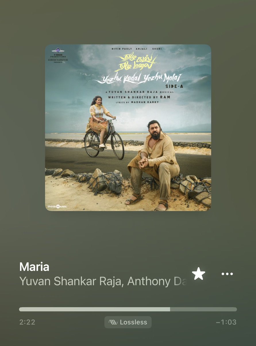 DEVANAND6's tweet photo. @thisisysr has once again knocked it out of the park with this one 🎶🎧❤️￼￼￼ https://t.co/CoDqM31r9O