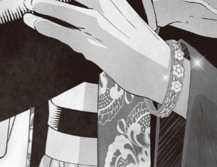 LunaMuny's tweet photo. Spoiler vol. 13

Keishou literally tells Keigetsu the words "I love you" and he give her a bracelet as proposal of marriage oh and kiss her forehead.
They have a beautiful and serious talk about Reirin's health and Keishou's feelings.
#keigetsu #futsutsuka #Reirin #ふつつか https://t.co/EuVBpu4B1L