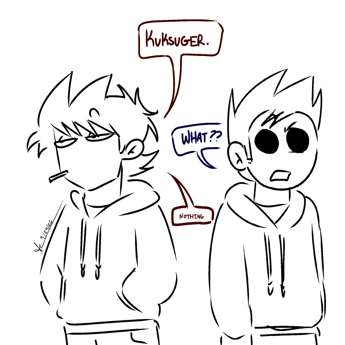 BaconwithEggsss's tweet photo. The boys are getting along ❤️‍🩹 #tomtord #art #eddsworld https://t.co/f4CM0zkggr