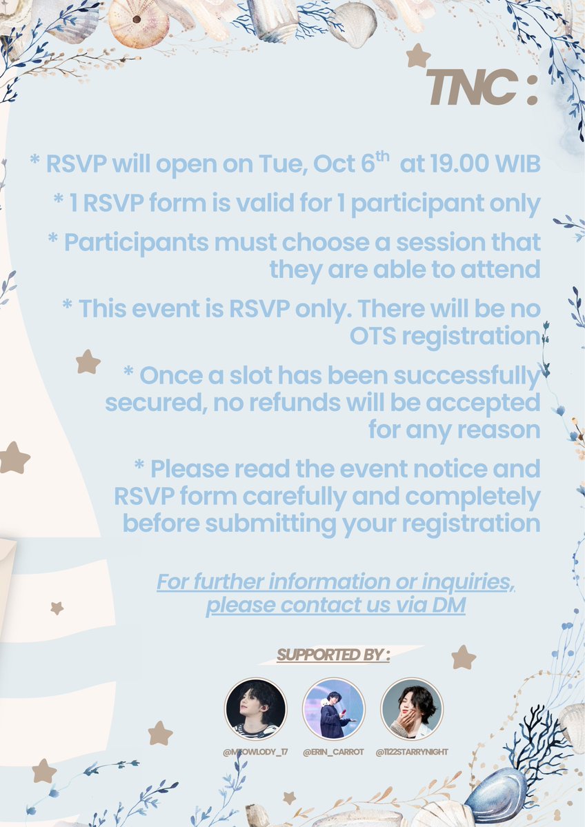 woozeamphony's tweet photo. 2026 Woozi Café Event

𝑭𝑬𝑬𝑳 𝑻𝑯𝑬 𝑺𝑬𝑨𝑴𝑷𝑯𝑶𝑵𝒀
by @woozeamphony

📆 Saturday, 21 November 2026
📍Chic Caffeine Coffee, Jakarta

🌊 RSVP opens 6 Oct, 19.00 WIB

If your love is as wide as sea, let every wave rise for moon you’ll be :･
#FeelTheSeamphony #WooziDay #우지 https://t.co/2dWX4bEBUx