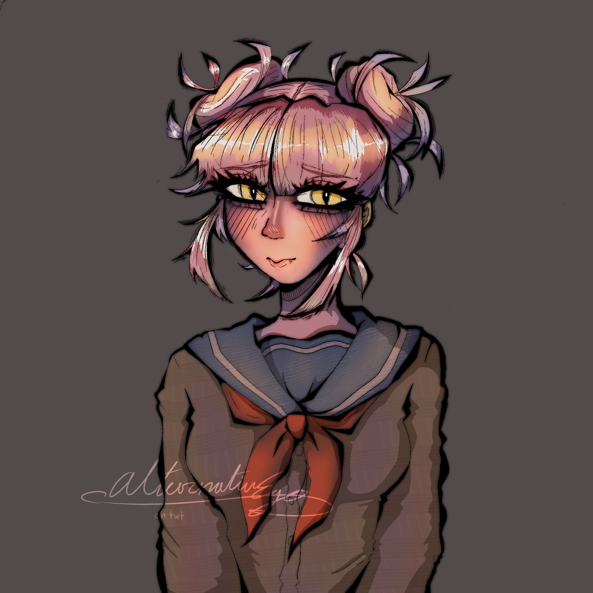 alternat3go's tweet photo. hi twitter i draw 

#mha #togahimiko #himikotoga #drawing #digitalartㅤ https://t.co/QYOYAnicag
