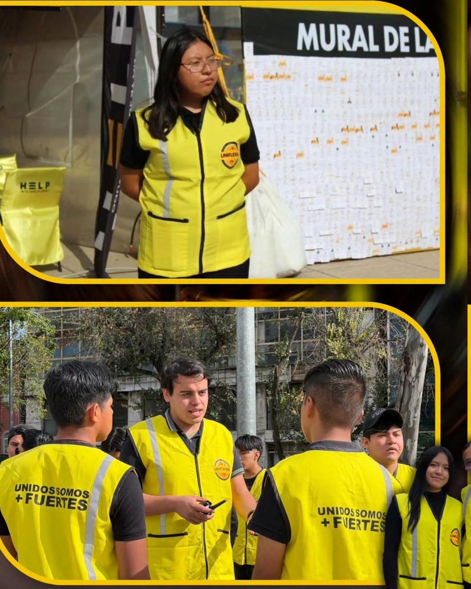 FJUMX's tweet photo. El proyecto Unifuerza es uno de los brazos fuertes de la FJU, encargados de la logística de cada evento y labores de acción social. Ellos también formaron parte de nuestro #MegaHelp2026. 🤩😎
🤝🏻💪🏻✨️
Unidos somos más fuertes. 🎗 https://t.co/5BrzxWrngH