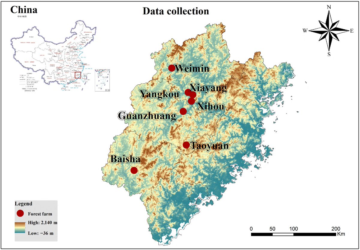 ForestryRes's tweet photo. #ForestryRes #GAM #ChineseFir
Interaction-inclusive GAMs with tensor product smooths cut stem taper RMSE by 52.3% vs additive-only GAM—surpassing Kozak-II benchmark and ML models for Chinese fir.
@MaximumAcademic @foresters @RelayJFR @USFS_IITF
Details: https://t.co/qbKaLMbpfG https://t.co/XOlvvrdnOS