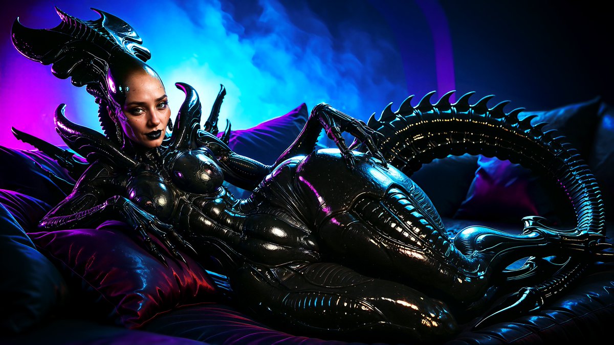 SerassStrarry's tweet photo. You, me and starting a colony, good plan darling? #xenomorph #xenoqueen #tf #montergirl #milf https://t.co/Er5AvN9a1R