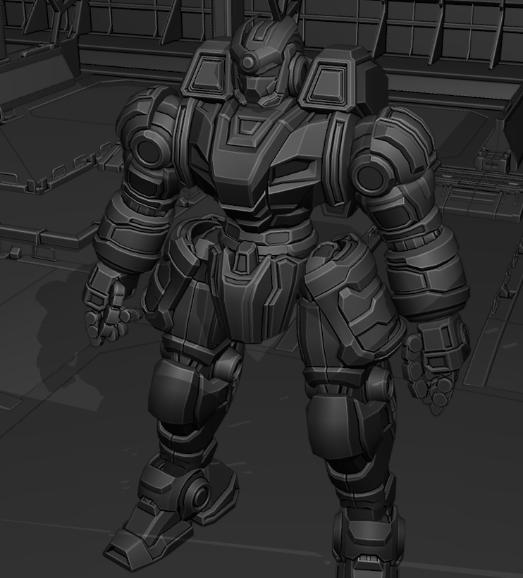 Thelord400005's tweet photo. Textured! #Mecha https://t.co/hf4Yo0Ehk5