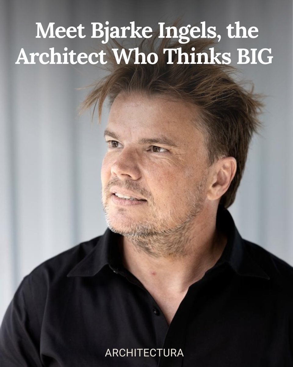 camilaphaypher's tweet photo. Photo shared by Architectura on August 05, 2026, featuring Bjarke Ingels: “Meet Bjarke Ingels, the Architect Who Thinks Big. https://t.co/4a1HxhLEaX