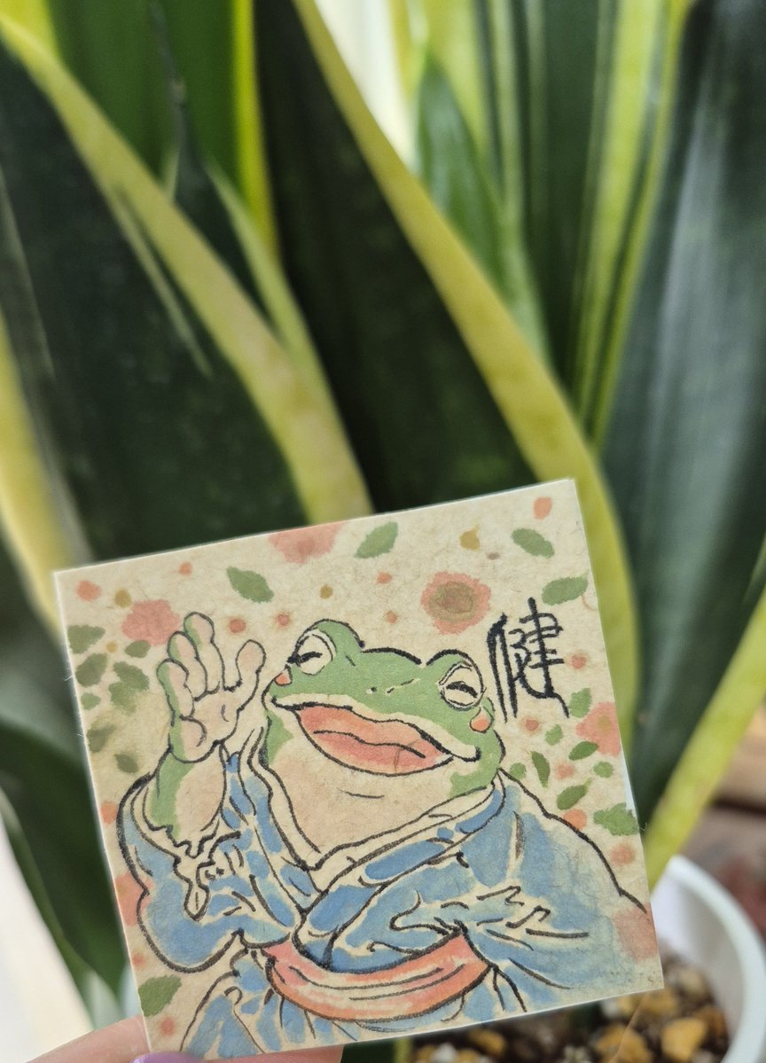 pekepoko21's tweet photo. 久しぶりのお天気
庭でカエルちゃんを見つけてHAPPY
人もカエルも鳥も、みんな健やかであれ https://t.co/nstGsyBPrT