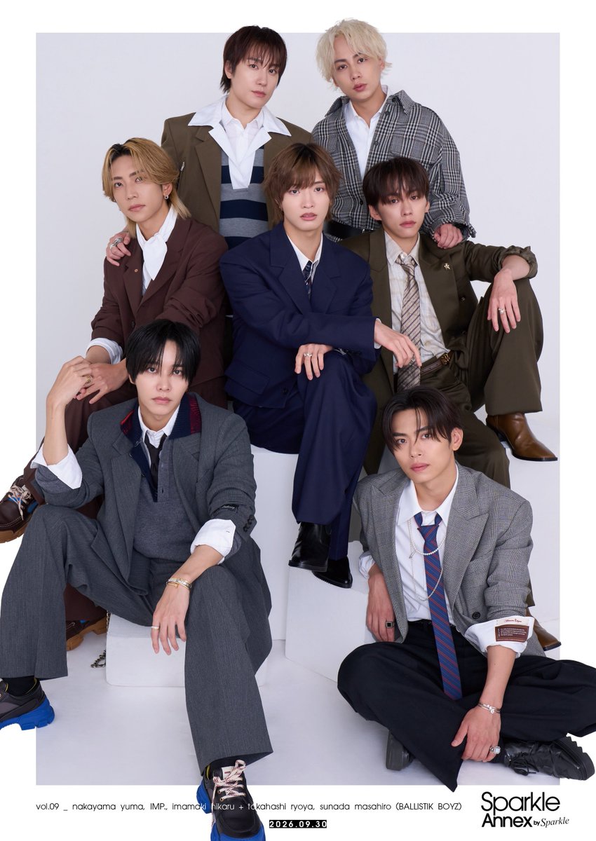 _7mp_info_fc's tweet photo. [雑誌掲載📕]

「Sparkle Annex vol.09」
 本日発売!!!!!!!

cover Bの表紙に #IMP. が登場！

#IMP. 主演舞台「IMPACT26」の
インタビューが掲載されています👀

ぜひチェックしてください✨

@Sparkle_stage
 #SparkleAnnex09
#舞台IMPACT26 https://t.co/0YzSk1QiEq