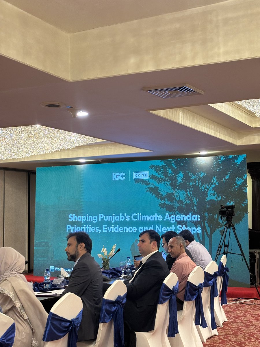 CDPRPak's tweet photo. Workshop on shaping Punjab’s Climate Agenda begins. @IGC_Pakistan https://t.co/KbOTwMgLQF