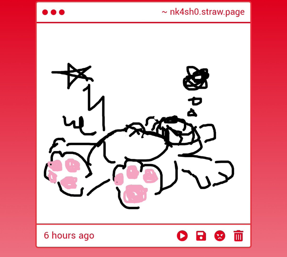 Thiznkagain's tweet photo. Ty for the drawings (especially you bear 🫶🏻) I LOVE the bonnie, sticking it to my wall https://t.co/7VWFNA5Lh1