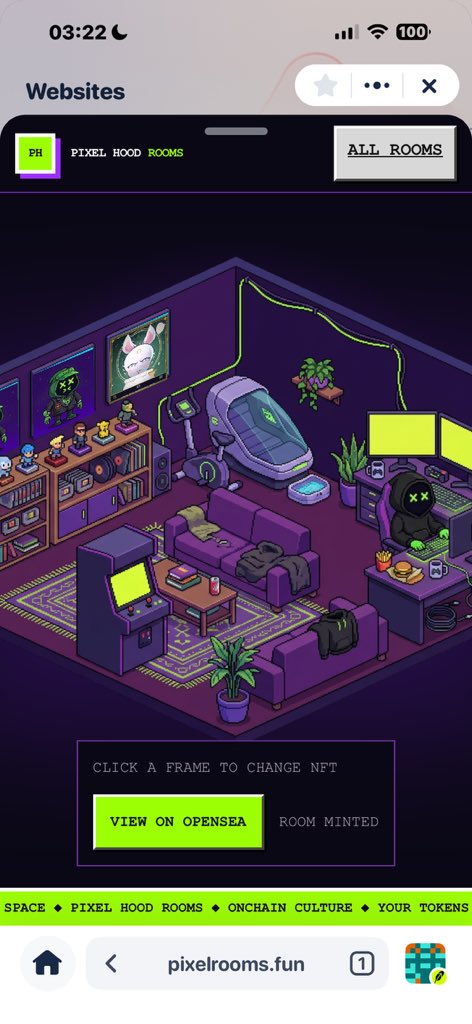 Iknowstuff07's tweet photo. Okayyy, I’ve been on vacation, but I’m officially BACK and locked in! 😤🔥

I only managed to mint 3 Pixel Rooms 😬 but I LOVE the 3 I got! 🥰💕

PixelLord is the G.O.A.T. 🐐🔥 #PutThePixelOn https://t.co/pi8DSKubx0
