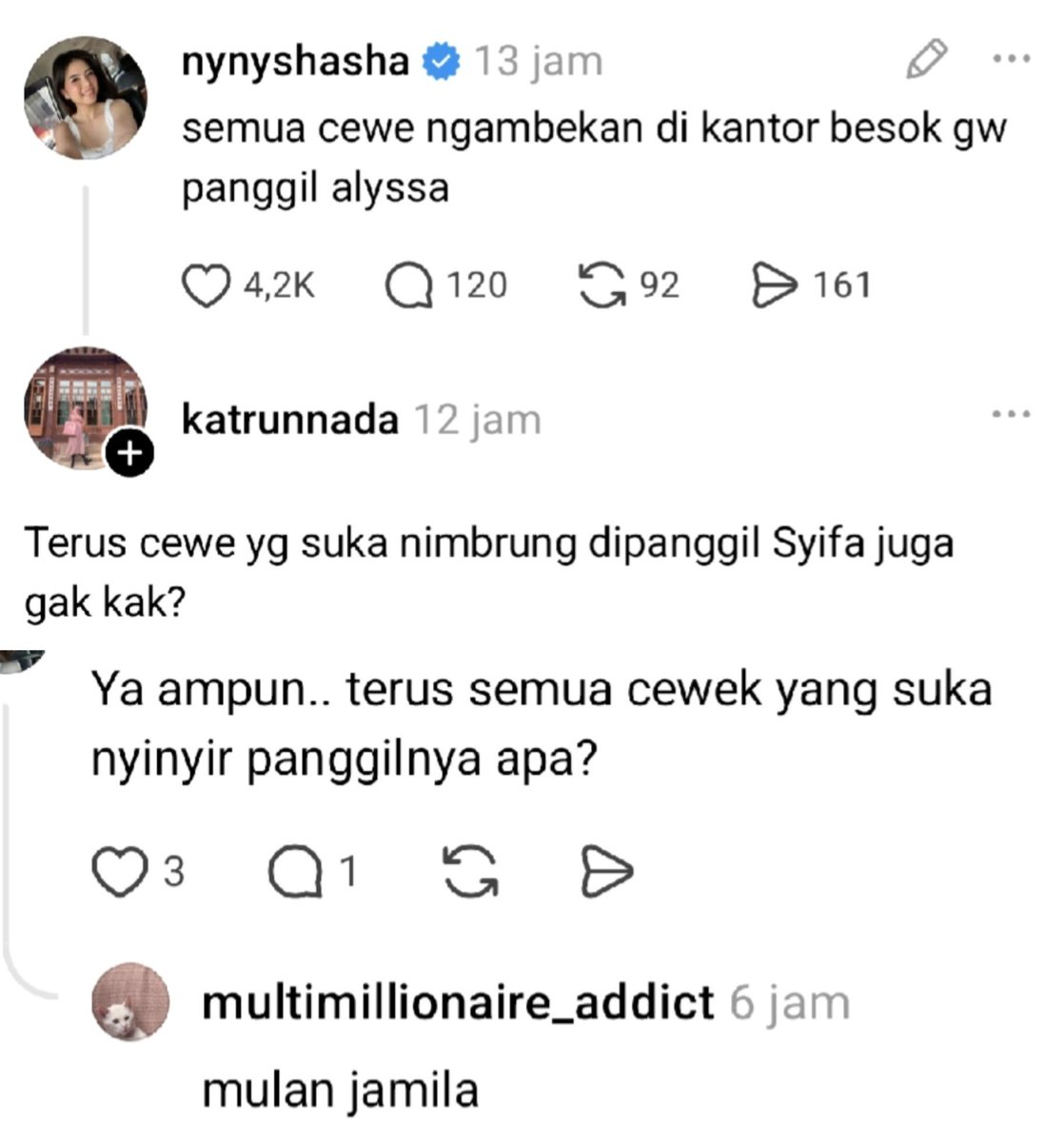 cewekbumble's tweet photo. sekeluarga kena roasting netijen 😭😭😭 https://t.co/cxtcqb4fJ1