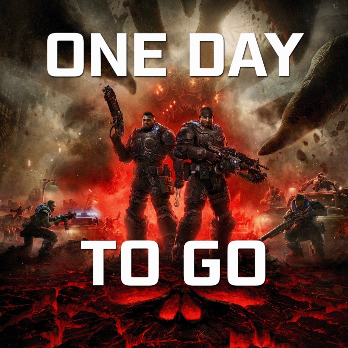 Gears_Intel's tweet photo. ONE DAY TO GO UNTIL GEARS OF WAR: E-DAY - early access FROM TOMORROW! https://t.co/72ViW8M6tF