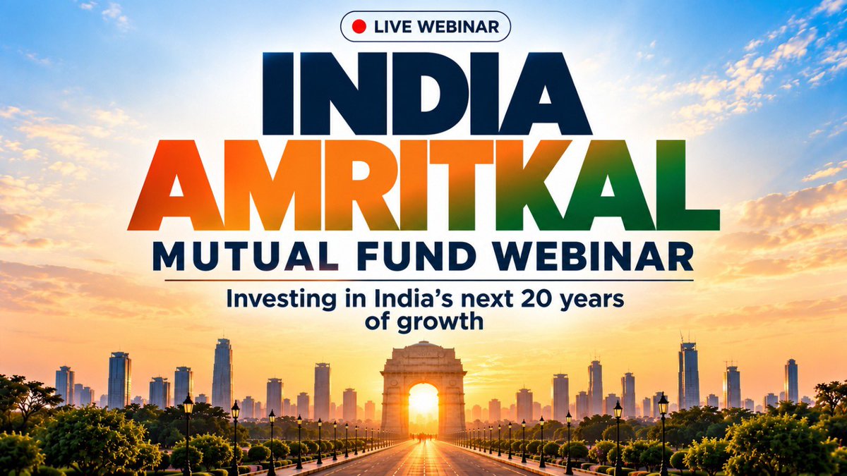 MrTalkStock's tweet photo. Most people think buying 15 – 20 Mutual Funds = Diversification

Often, it’s just a portfolio nobody is actually managing

Magnus Hathaway is now entering Wealth Management and Retirement Planning — helping members build, monitor, and actively rebalance their long-term Mutual Fund portfolios

Because over 10 – 20 years, even an extra 3% - 4% annual return can completely transform your retirement corpus

To explain exactly how we plan to do this, I’m hosting a FREE LIVE WEBINAR this Thursday

We’ll cover:

👉 How to target higher long-term returns than the conventional 12% expectation

👉 Why the current market environment could be an ideal time to rebalance your MF portfolio for the long term

👉 Common mistakes that quietly destroy compounding

👉 How to structure your portfolio for wealth creation + retirement

👉 How Magnus will build, monitor, and manage your long-term Mutual Fund portfolio

📅 Thursday, 1st October
⏰ 8–9 PM
💻 LIVE & FREE

If Mutual Funds are going to fund your retirement, your portfolio deserves more thought than simply buying a few funds and forgetting about them for 20 years

👇Register FREE
https://t.co/pGAzXVfFYk

#MutualFund #MutualFunds