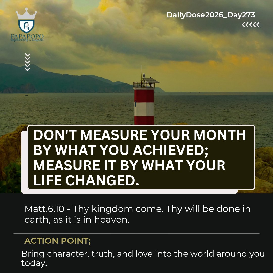 SegunPopoola_20's tweet photo. Don't just make a living.
Make a difference.
Don't just complete another month.
Make the month count.
#MorningReflection #DailyDose #PapaPopo https://t.co/qxjT0ICTtu