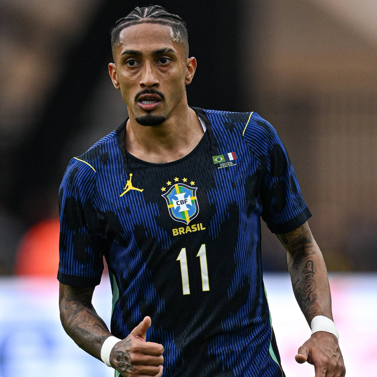 BarcaTimes's tweet photo. 🚨 | 𝐉𝐔𝐒𝐓 𝐈𝐍: Raphinha has been WITHDRAWN from Brazil’s squad. He will return to return to Barcelona. [@geglobo] #fcblive 🇧🇷 https://t.co/B5Y449uFpL