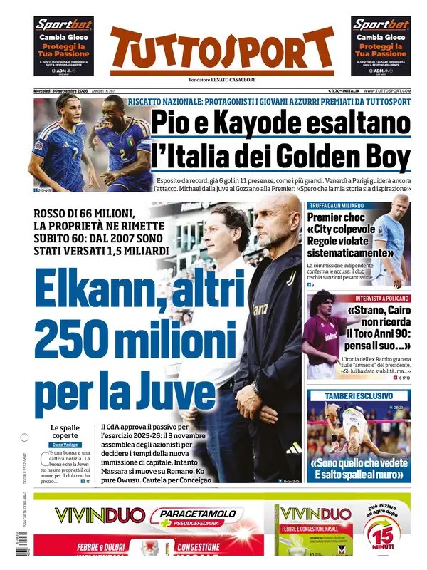 GorettiGianluca's tweet photo. #TuttoSport https://t.co/cOs00U0oh9