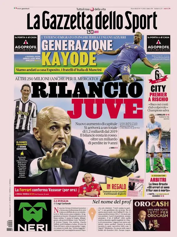 GorettiGianluca's tweet photo. #Gazzetta https://t.co/u8op14bUeT