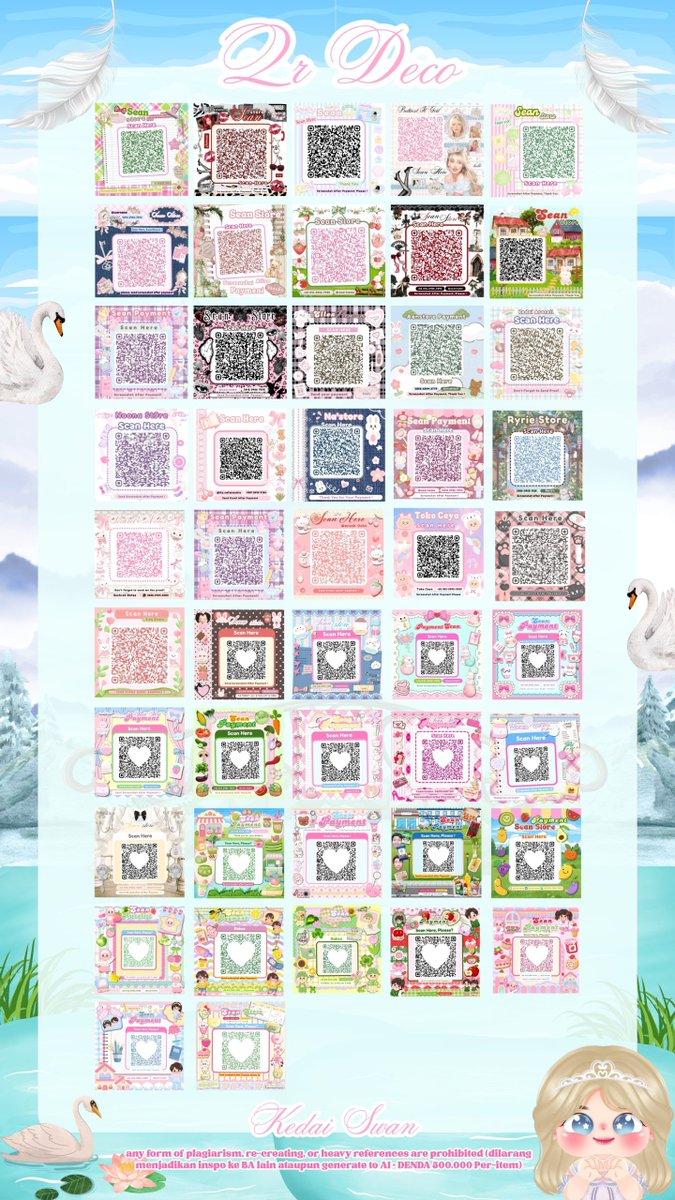kedaiswan's tweet photo. 🌷 GIV—WAY ALERT . . 🦢
tolong bantu ripost gucy? maaci

🪷 Edit PL Pricelist (1) + QR Deco (1)
+ Loyalty Card (1)
sponsored by @littleinzen untuk 3 Winner each.

— syarat: 
1. RT + likes tweet ini
2. reply doa terbaik untuk kk sponsor di kolom yg disediakan

end 2/10 #bealanja https://t.co/BfNPETo3XR
