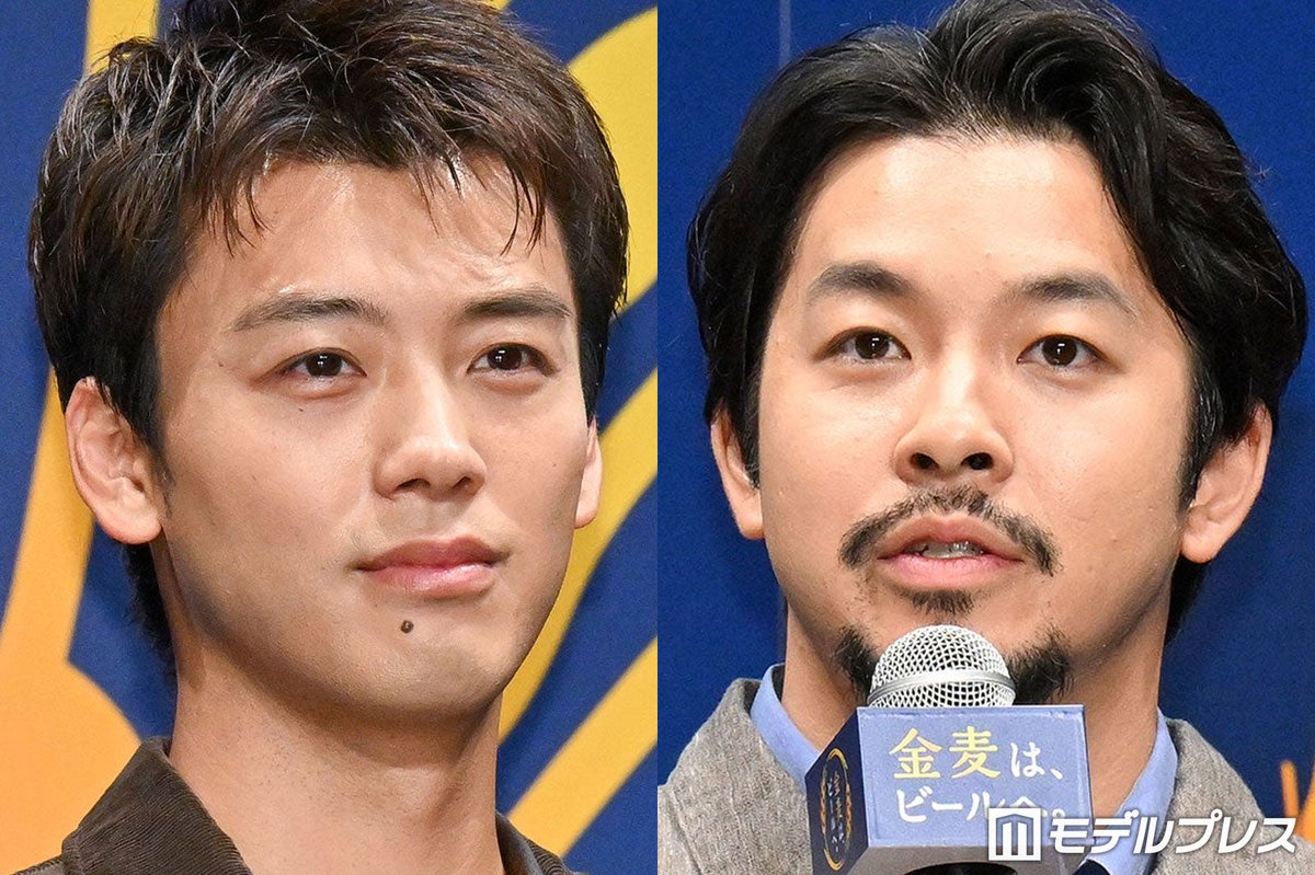 modelpress's tweet photo. 仲野太賀、“高校時代の後輩”竹内涼真は
「異常な華があった」当時から一際目立つ存在
https://t.co/ZqpRF6AZCi

仲野は、竹内と高校が同じだったと明かし「校舎の中では見ていましたよ。やっぱり目立つから。異常な華があった」と当時を回顧。さらに、友人との集まりで一度会ったものの、竹内は忘れていたそうで「ごめんなさい！」と謝罪すると、仲野は「全然大丈夫です！カラオケの歌声をしっかり覚えてるので（笑）」と返した。

「金麦は、ビールへ。」PR発表会����