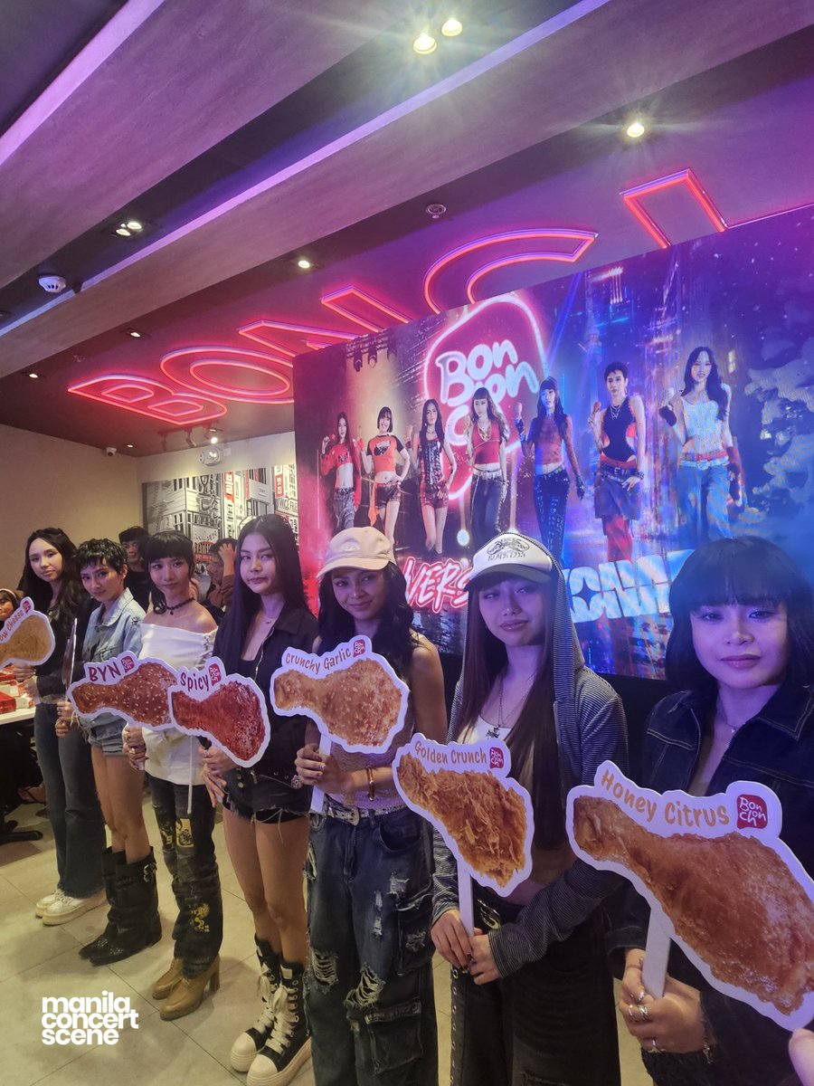 manilaconcerts's tweet photo. #OnTheSCENE: Xonara Teams Up With Bonchon Chicken Philippines for a New Fan Experience

Rising P-pop group @officialxonara celebrated the launch of its partnership with @BonChon_PH, bringing together the group, their fans, invited guests, and members of the media for an exclusive event.

The members had the chance to mingle and interact with fans as they officially unveiled the Bonchon x XONARA Blind Box Collective Promo, featuring exclusive XONARA photocards and premium fan items.

As part of the collaboration, fans can get a free XONARA-exclusive premium item when they order any of the featured meals at participating Bonchon stores: the 2pc Chicken Meal + Cafe Koreano, Dosirak Meal + Cafe Koreano, or the Bonchon Fanverse Meal, featuring Chicken Rack with Cheese Balls and Tteokbokki.

But the fan experience doesn’t stop there. Fans can take their Fanverse experience to the next level by signing up and posting a TikTok video for a chance to meet and greet XONARA this November 2026.

 #BonchonXNR #BonchonEat7 #BonchonXonara #BonchonPH
