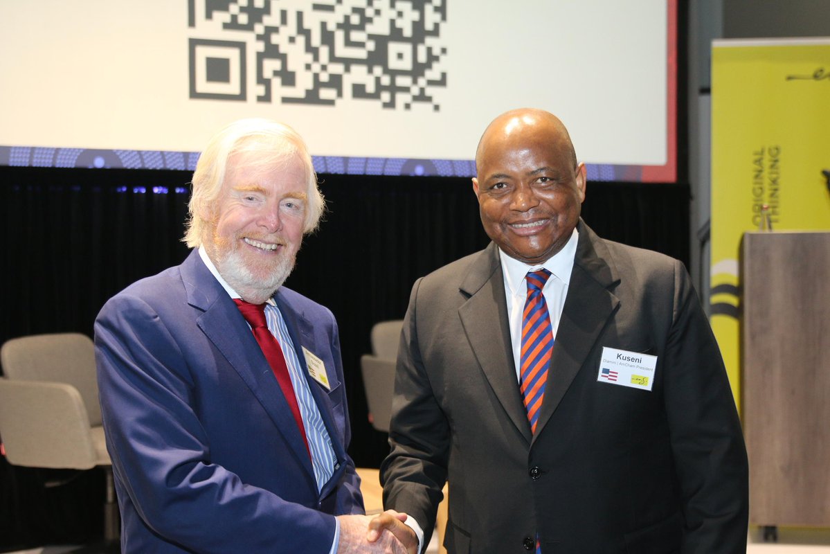USAmbRSA's tweet photo. Great to hear from @AmChamSA members and reaffirm U.S. Embassy support for American businesses in South Africa. They bring billions in revenue, create thousands of jobs in South Africa and the United States, and invest in the communities where they operate. I’m certainly proud of their leadership.