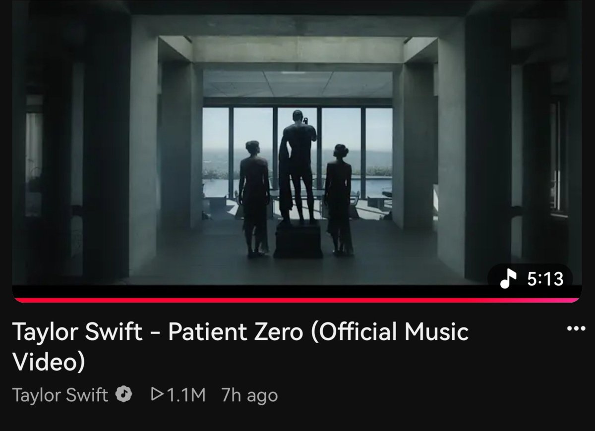 GTXHausen13's tweet photo. "Patient Zero" has reached 1.1 million views on YouTube 7 hours after it's release https://t.co/jIkMBwebdI