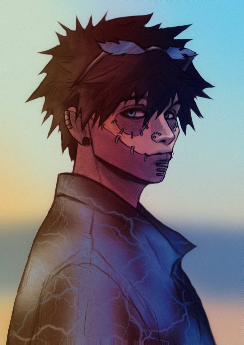 Xanaruxx's tweet photo. summer #hawks and #Dabi https://t.co/THabvxeuTD