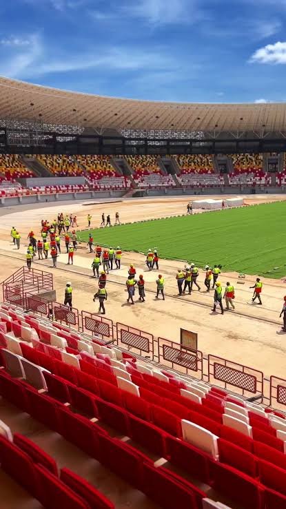 TimoGodsgiven's tweet photo. Rising in the heart of Lango, this modern sports complex is gradually becoming more than just a stadium.main stadium, indoor sports arena, swimming facilities, training pitches and other amenities, Akii-Bua is shaping up to be a new landmark for Lira and Northern Uganda. https://t.co/Nz1C8Qshzu