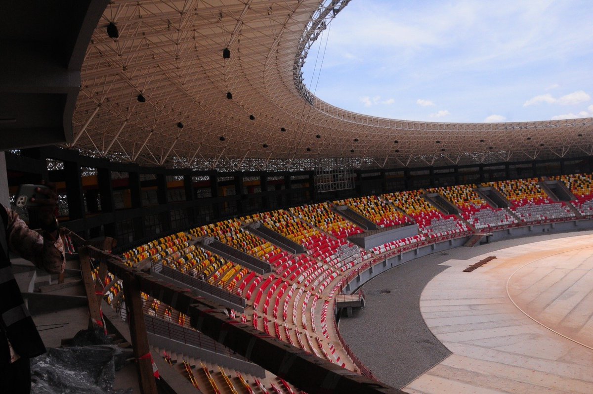 TimoGodsgiven's tweet photo. Rising in the heart of Lango, this modern sports complex is gradually becoming more than just a stadium.main stadium, indoor sports arena, swimming facilities, training pitches and other amenities, Akii-Bua is shaping up to be a new landmark for Lira and Northern Uganda. https://t.co/Nz1C8Qshzu