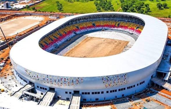 TimoGodsgiven's tweet photo. Rising in the heart of Lango, this modern sports complex is gradually becoming more than just a stadium.main stadium, indoor sports arena, swimming facilities, training pitches and other amenities, Akii-Bua is shaping up to be a new landmark for Lira and Northern Uganda. https://t.co/Nz1C8Qshzu
