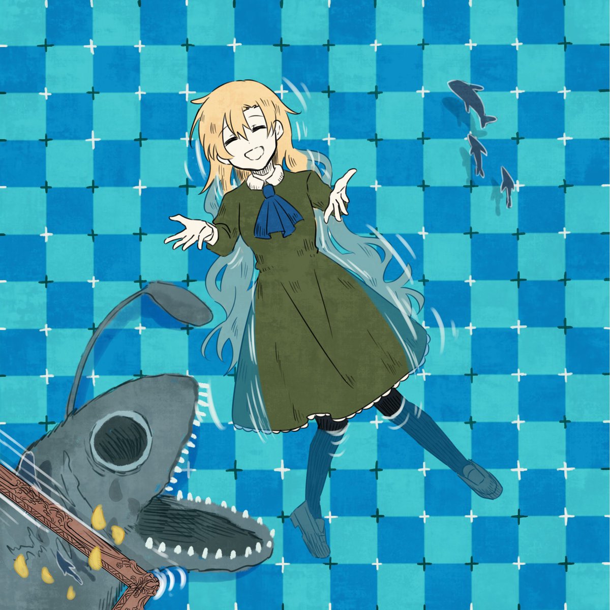 kuiruri's tweet photo. 「おいでよイヴ！」
※スクロール推奨 https://t.co/l5TlCDZPXC
