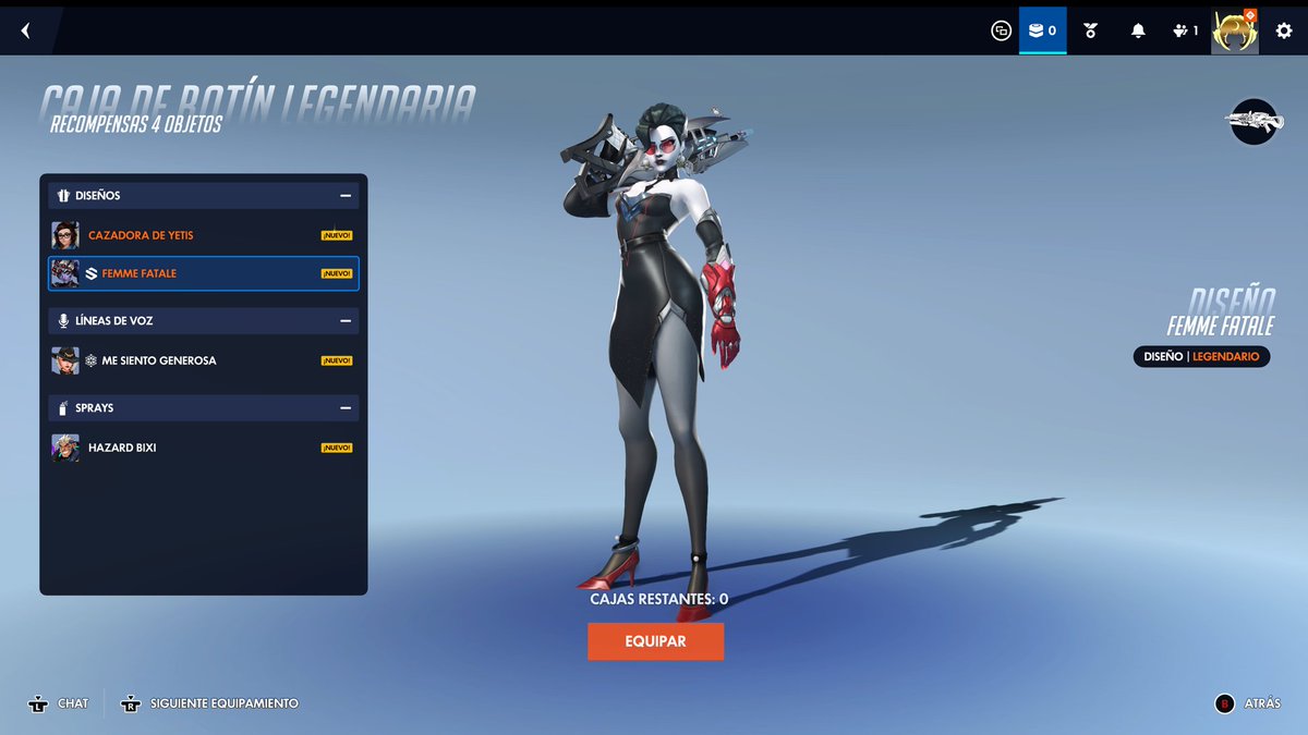 monstep1nnk's tweet photo. Me tocó la skin más WOW de widow o bueno para mí, ok?
Ahora quiero otra top https://t.co/OJfVrHwxhh