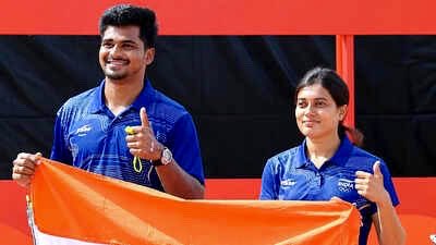RaoKavitha's tweet photo. 🇮🇳 HISTORY MADE FOR BHARAT! 🏹🥇

GOLD FOR INDIA - AND THE OLYMPIC QUOTA! 🇮🇳

Telangana Archer Chikitha Taniparthi and Maharashtra archer Sahil Rajesh duo are ASIAN GAMES CHAMPIONS! 🥇

The Indian duo clinched GOLD in the Compound Mixed Team event at #AsianGames2026, completing a phenomenal campaign and securing India’s LA28 Olympic quota in the process.

A historic GOLD.
A historic Olympic qualification.
A landmark moment for Indian archery.

WHAT A DAY FOR INDIA! 🇮🇳🏹

#Cheer4Bharat #TeamIndia #AsianGames2026 #LA28