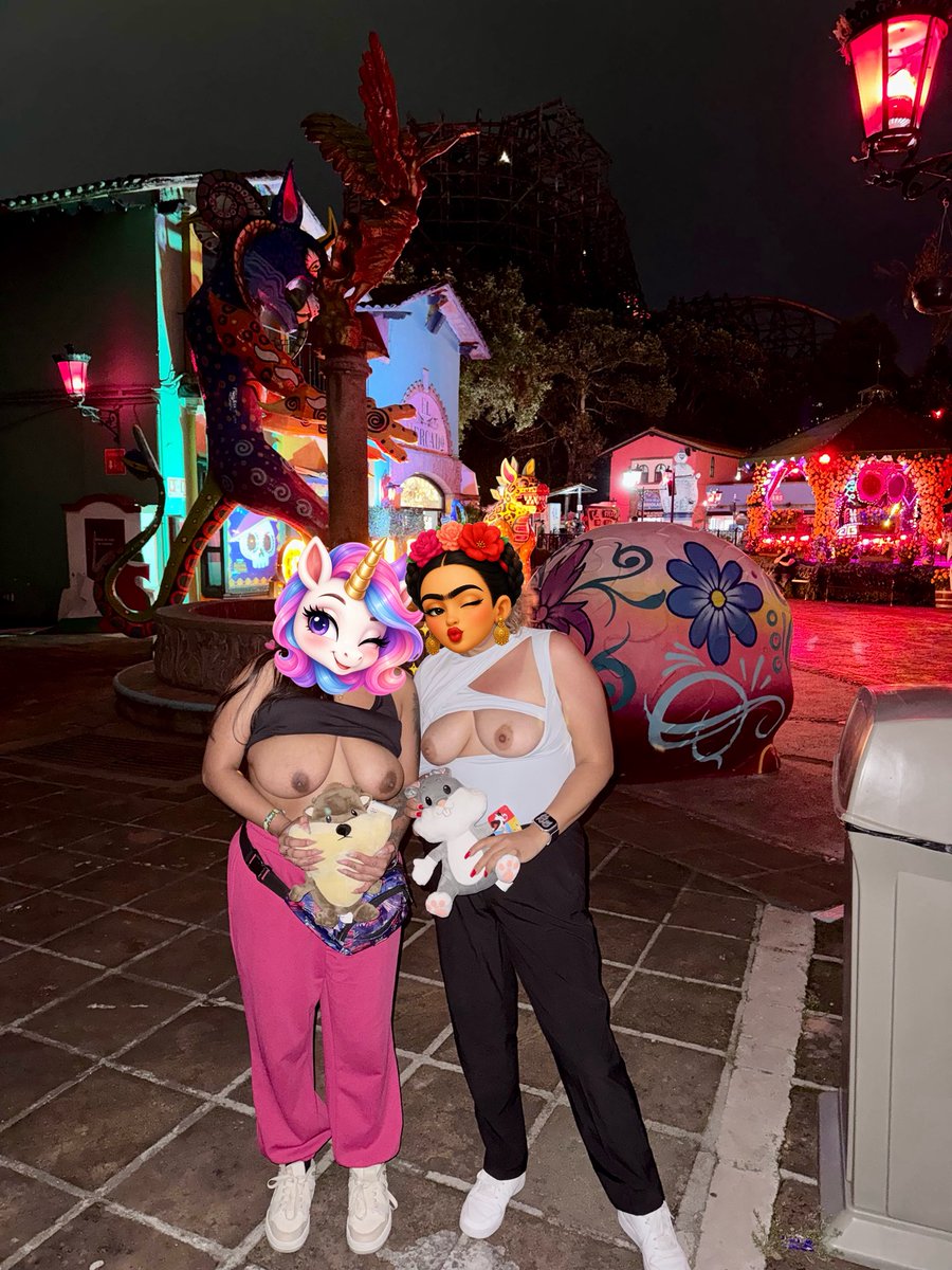 FridYDieg's tweet photo. Que excelente día en Six Flags con la recién nacida 🦄 @Gio_jda hasta nuestros peluches nos ganamos
¿Que opinan de las fotitos? Si salimos bien ¿o repetimos sesión?
#swingercdmx #unicornio #bellas #tetas #parejasw #cdmxsw https://t.co/8QxiEO5H2E