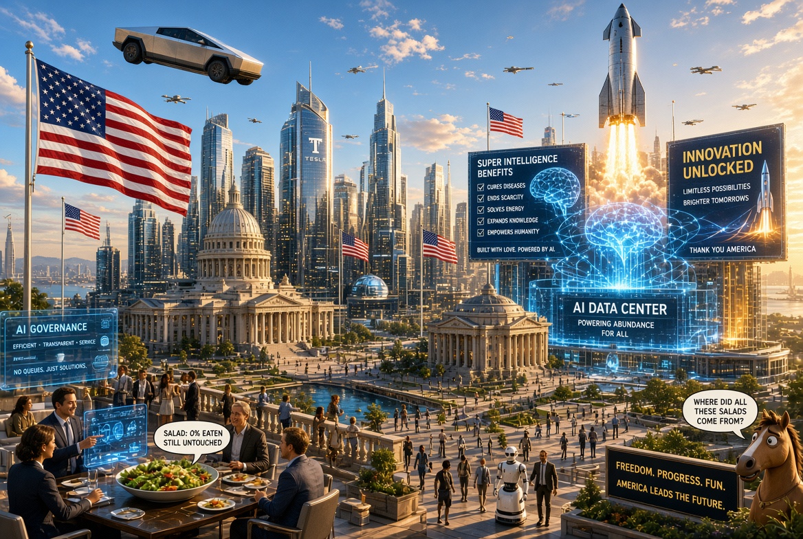 imhenrysmith's tweet photo. “Create an image of what the world would look like if I were in charge (based on my tweets).” https://t.co/3L6dJJHIdD