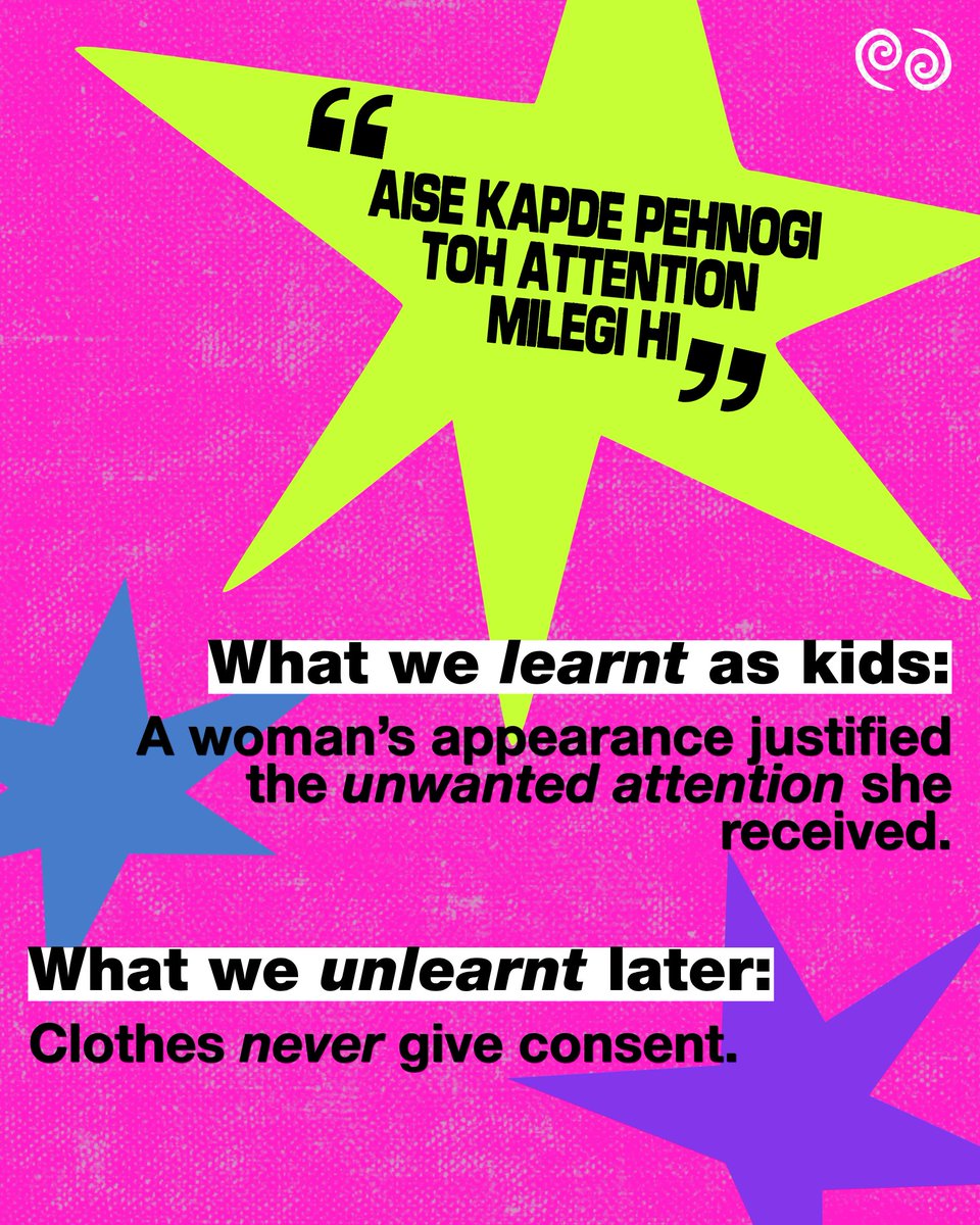 ratifoundation's tweet photo. “Tum ladki ho, adjust karo.”

It’s funny how “that’s just how things are” explains so much, until you ask who decided that. Questioning the old normal makes room for a new one 👀

What did you have to unlearn?

#Unlearning #Boundaries #RATIFoundation https://t.co/siAnvGSYVW