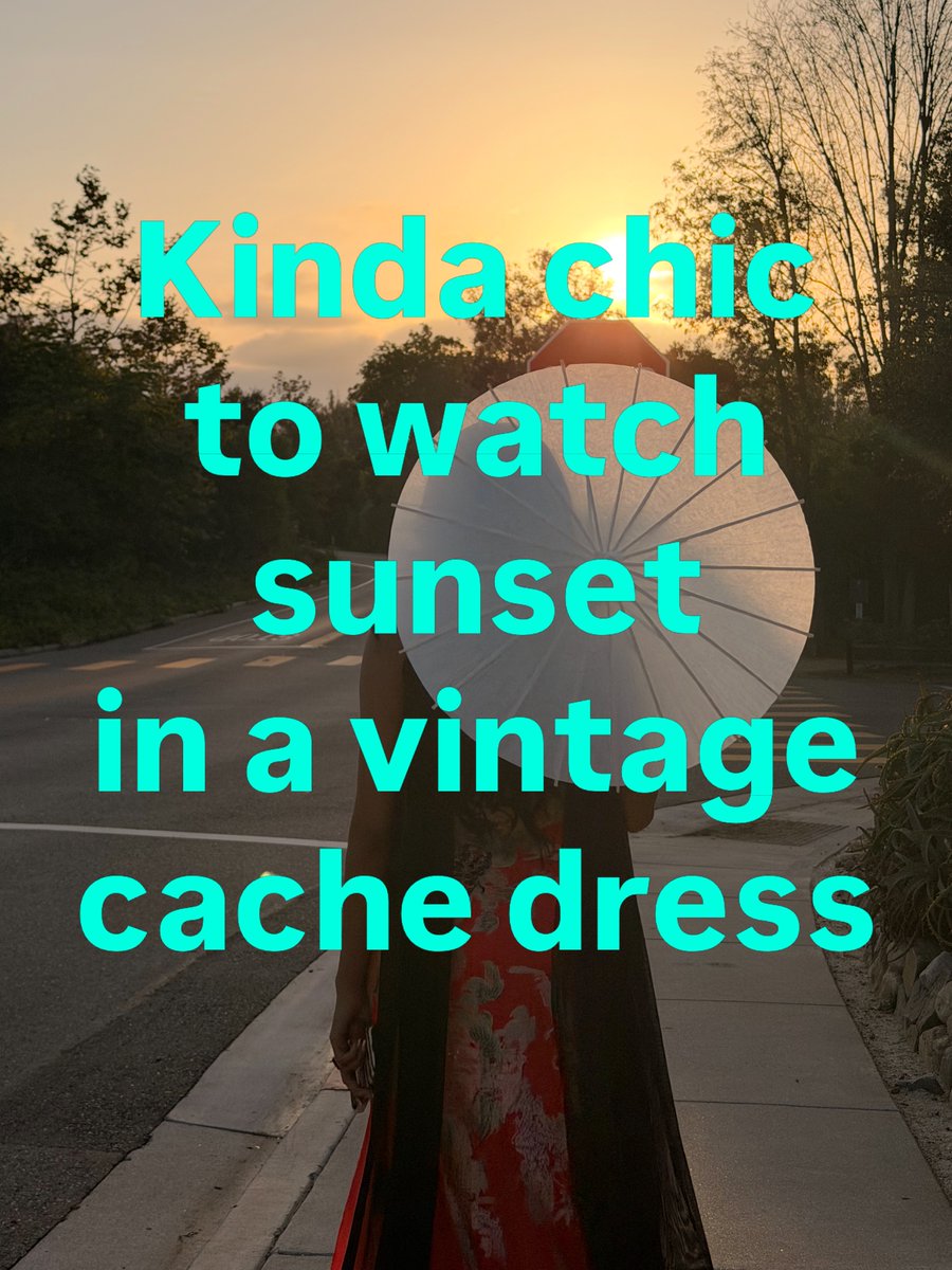 JohaRodri88's tweet photo. My “bury me in this dress” look until further notice. La di da on a Thursday. Très chic. Serving golden hour. https://t.co/nej6VTmlXr