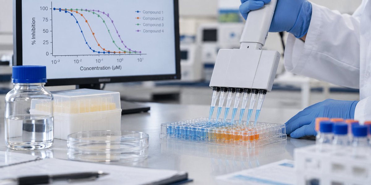 CreativeEnzyme's tweet photo. After hit discovery, optimization focuses on the details that determine whether a candidate is worth advancing. 🧪
Potency and dose-response comparison • Selectivity and mechanism assessment

👉 https://t.co/NHA7llY5p1 https://t.co/Y32eXALSNu