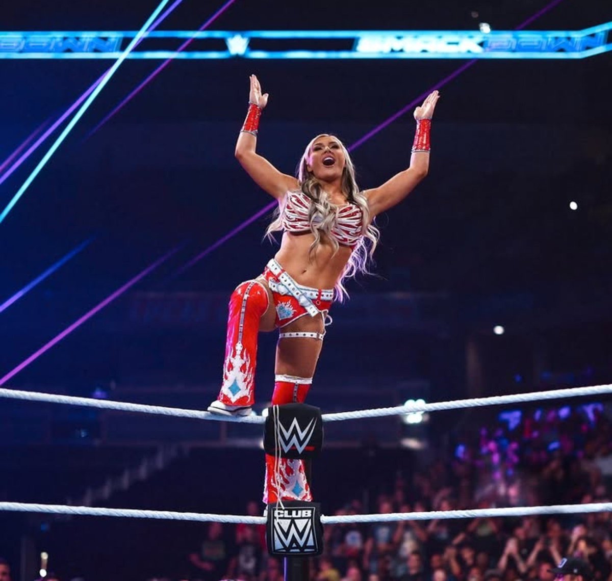 LifeLivedBarbie's tweet photo. @IndeedWWE @UnmatchedWWE #SmackDown

Unfortunately another loss for myself and Chelsea against Fatal influence but we ain't gonna give up well get them sometime also it was Nikki's fault anyway and of course ref happen not to see it. https://t.co/tvKvz4mnR4