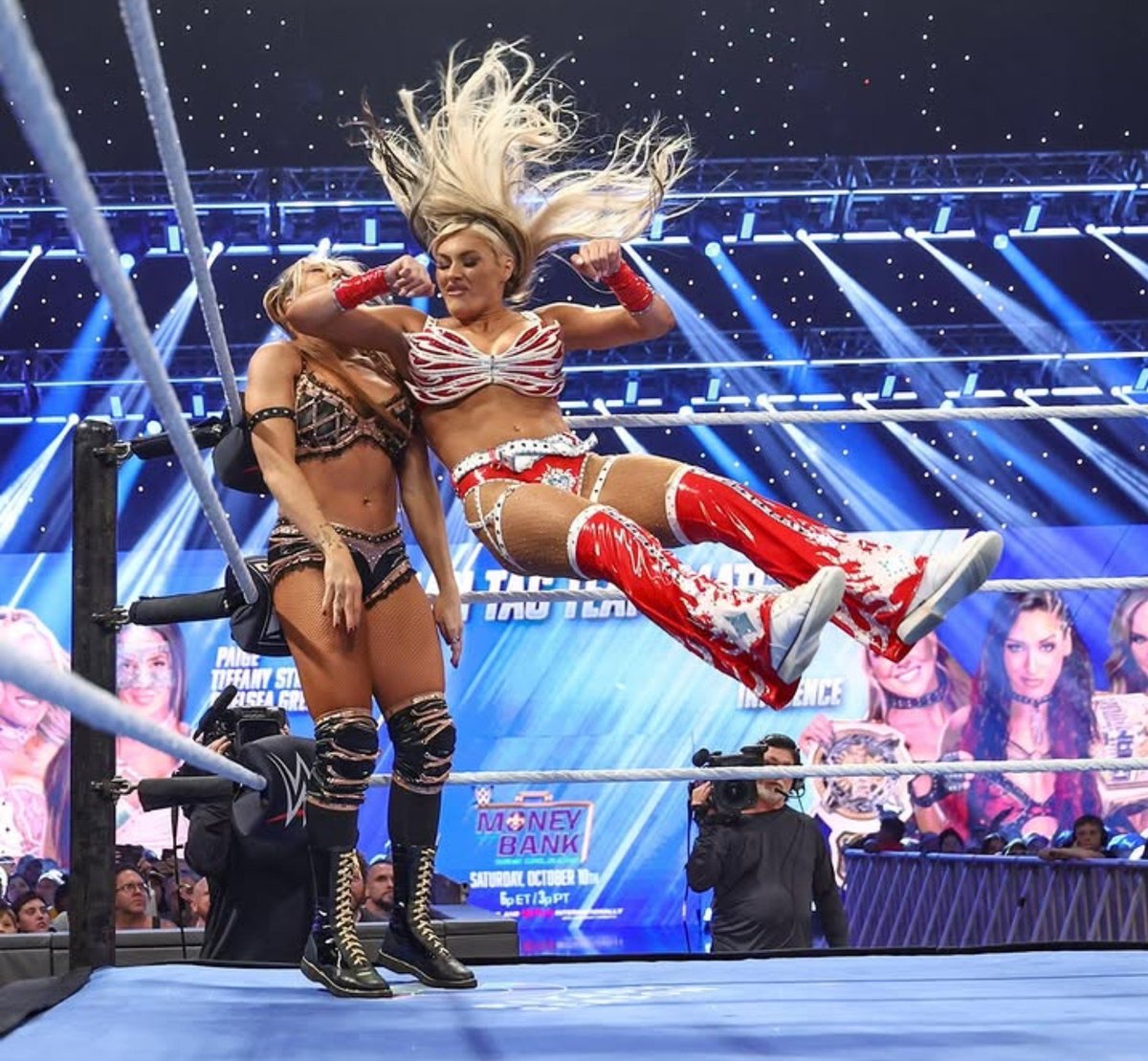 LifeLivedBarbie's tweet photo. @IndeedWWE @UnmatchedWWE #SmackDown

Unfortunately another loss for myself and Chelsea against Fatal influence but we ain't gonna give up well get them sometime also it was Nikki's fault anyway and of course ref happen not to see it. https://t.co/tvKvz4mnR4