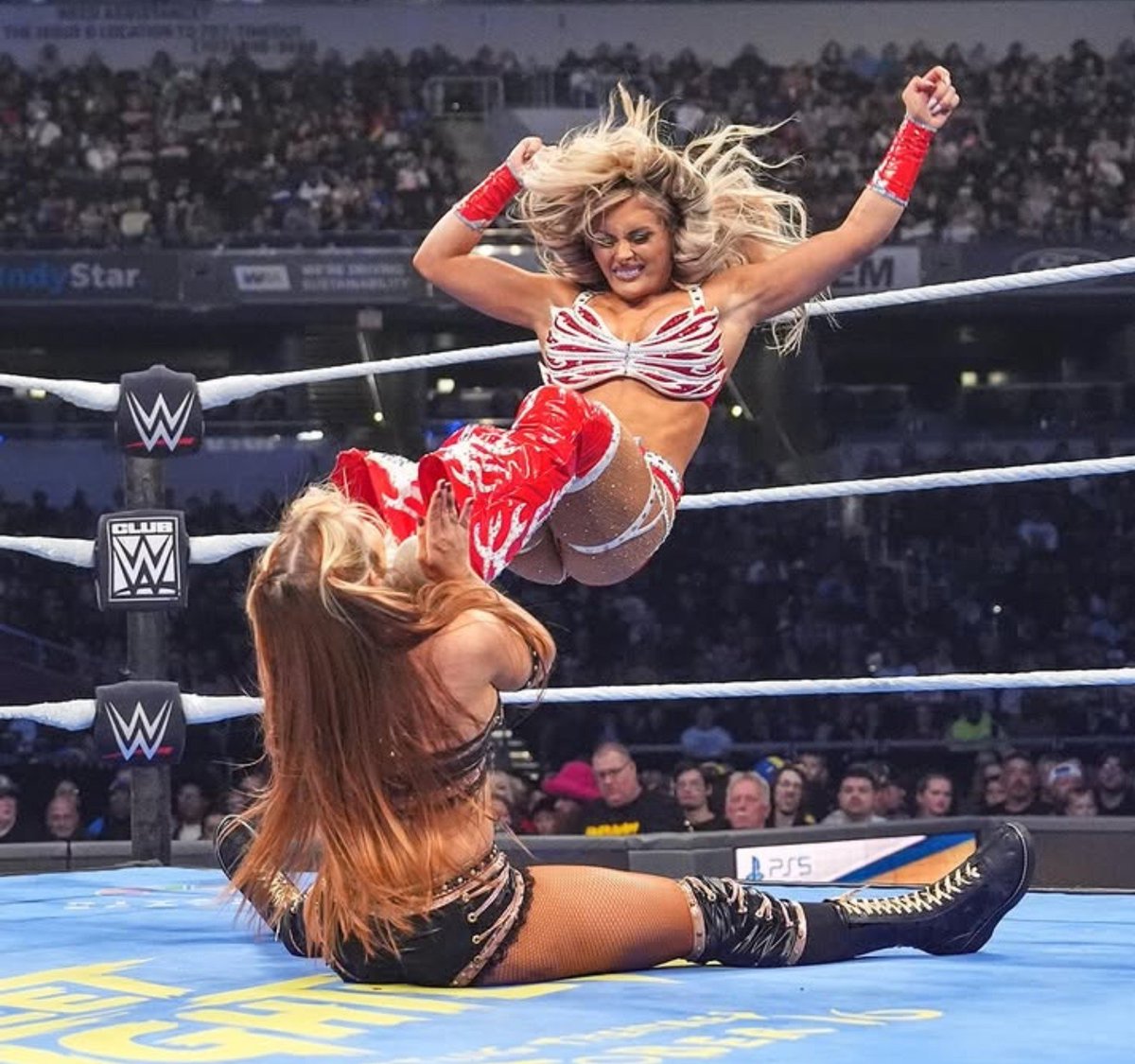 LifeLivedBarbie's tweet photo. @IndeedWWE @UnmatchedWWE #SmackDown

Unfortunately another loss for myself and Chelsea against Fatal influence but we ain't gonna give up well get them sometime also it was Nikki's fault anyway and of course ref happen not to see it. https://t.co/tvKvz4mnR4