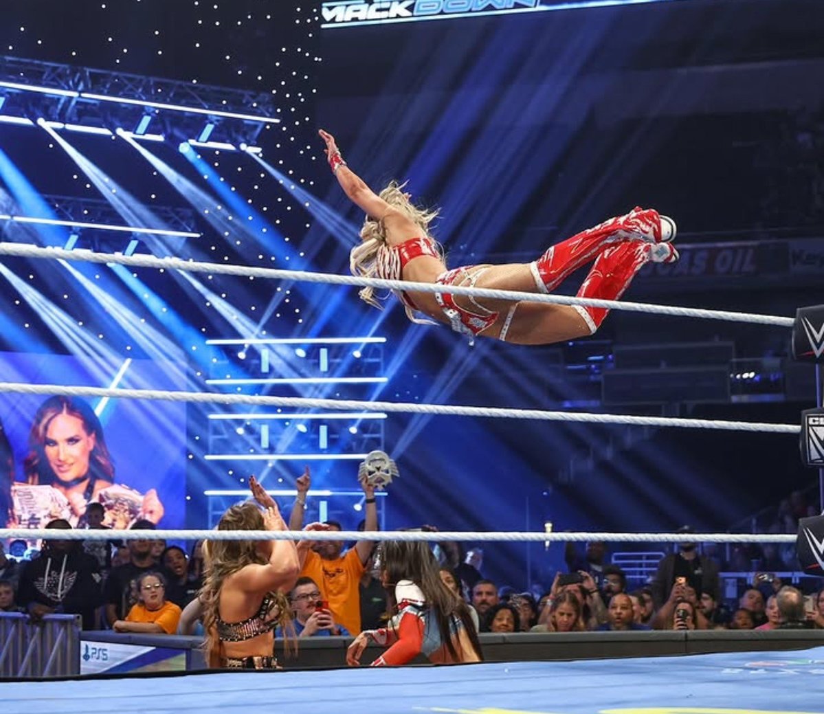 LifeLivedBarbie's tweet photo. @IndeedWWE @UnmatchedWWE #SmackDown

Unfortunately another loss for myself and Chelsea against Fatal influence but we ain't gonna give up well get them sometime also it was Nikki's fault anyway and of course ref happen not to see it. https://t.co/tvKvz4mnR4