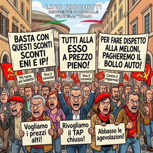 Hugin843935's tweet photo. #Italia 🇮🇹 #dimartedì #tagadaLa7 #ottoemezzo #Piazzapulita 
Grazie al Governo Meloni la sinistra è in confusione!👍
#BuongiornoATutti https://t.co/1CttSAdyvN