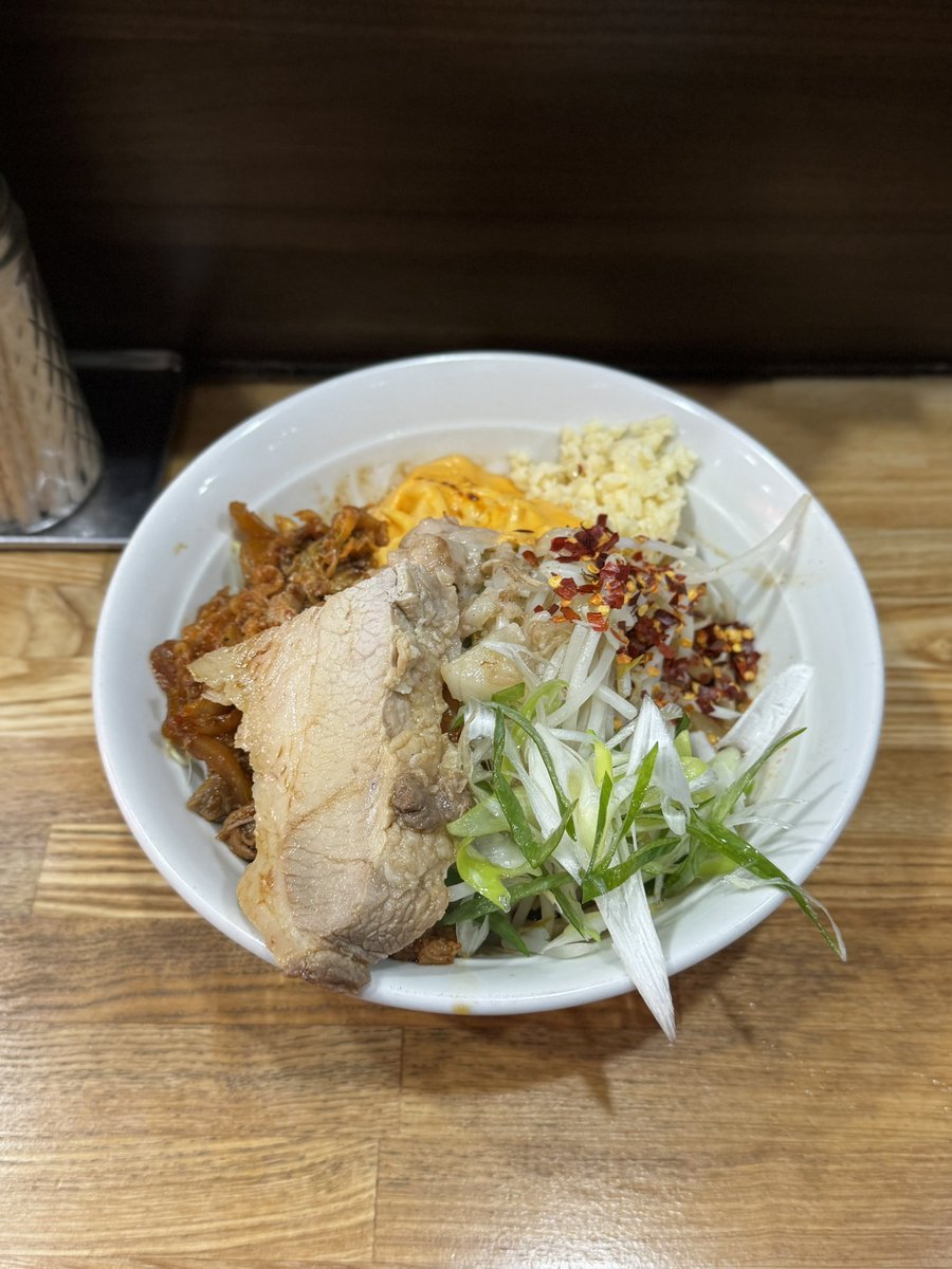 KANW1114's tweet photo. 今日の🐷活はチーズ豚キムチまぜそば🍜
@buta_totsuka https://t.co/fdC8TD2lcD