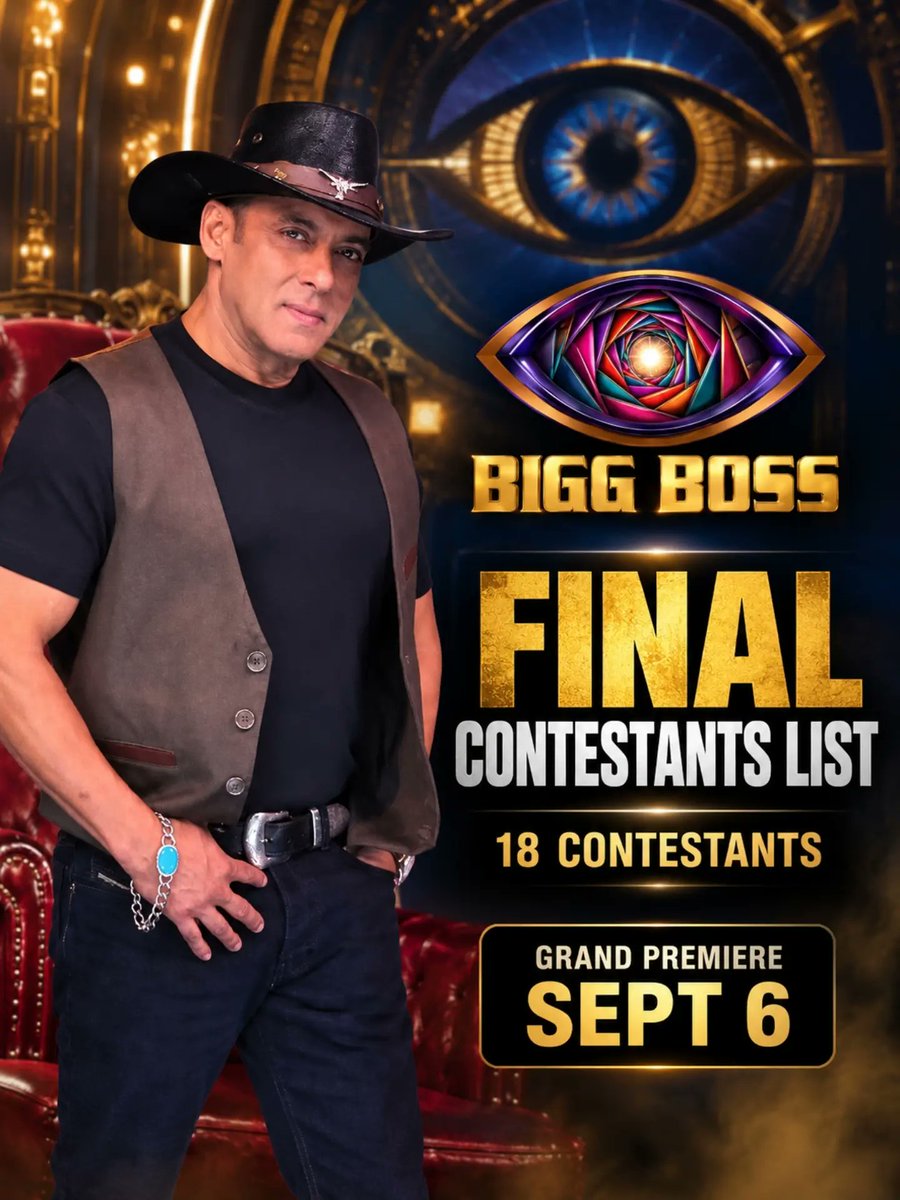 Tanzuzz's tweet photo. BIGG BOSS 20 Contestant List

The countdown to Bigg Boss 20 has begun. A list of 18 final contestants is circulating online, featuring Mahhi Vijj, Amrapali Dubey, Mary Kom, Arishfa Khan, Kanika Mann, Faissal Khan, Yung DSA and more. https://t.co/p8tfsfcomD