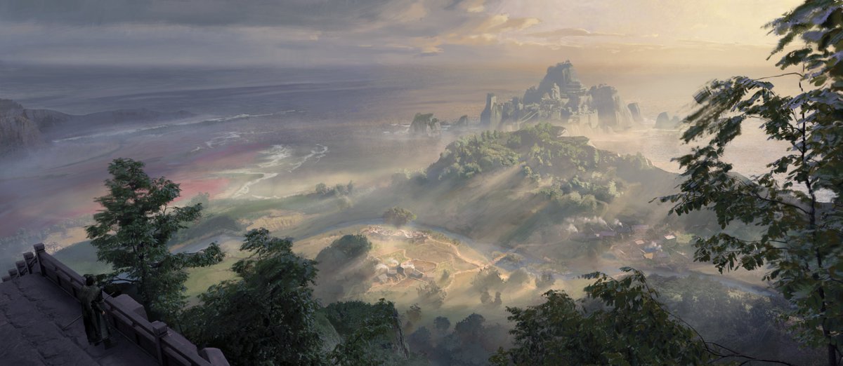 WhereWindsMeet_'s tweet photo. Mystical peaks rising above the sea, home to legends untold. 
☁️ What secrets lie deep within the sea of clouds?

Here's your first exclusive look at Qingzhou! Wanderers, are you ready for an epic journey across mountains and seas?
#WhereWindsMeet https://t.co/x702xk7itX