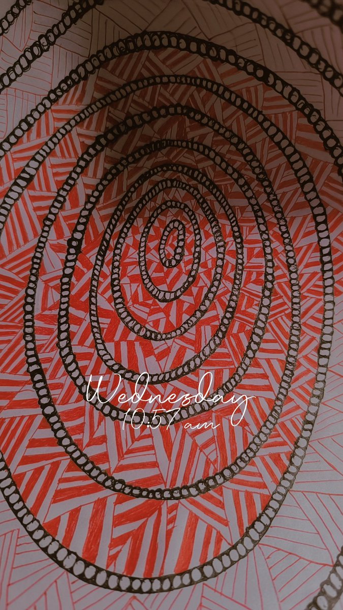 elflockk's tweet photo. When my thoughts start to spiral, these lines keep me grounded. 🌀
Doodling is my escape, and it brings me so much peace. 😌
Checkout YT https://t.co/kK6OFjBZzo
#zendoodling #overthinkinghelp #abstractart #calmyourmind #findyourzen #stressrelief #drawingoftheday #arttherapy https://t.co/d3QN5V7L0G