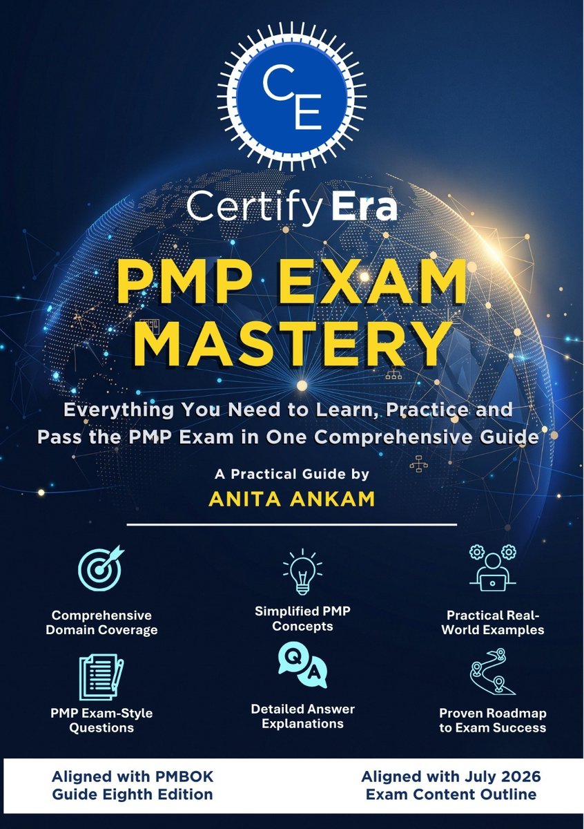 certifyera's tweet photo. ๐ PMP EXAM MASTERY โ Your Practical Guide to PMP Success! ๐
๐ฎ๐ณ Amazon India:
https://t.co/CC4dNsv7MP
๐Ebook:
https://t.co/0llSV1xYks
By Anita Ankam | CertifyEra
#PMP #PMPExamMastery #PMPExam #PMPPreparation #PMPCertification #PMPExamPrep #CertifyEra #AnitaAnkam https://t.co/DvFYomNcE2