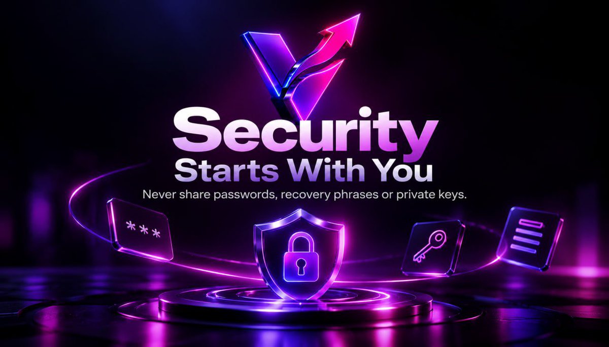 swapvxeio's tweet photo. 🔐 Security Starts With You
Keeping your digital assets secure starts with a few simple habits. Never share your passwords, recovery phrases, or private keys with anyone — even if they claim to represent a platform or support team.
Always double-check where you enter sensitive information and keep your credentials stored securely.
At VXE, security awareness is an important part of every transaction.
Protect your access. Protect your assets. Stay secure.
#VXE #CryptoSecurity #StaySafe #DigitalAssets #CryptoTips